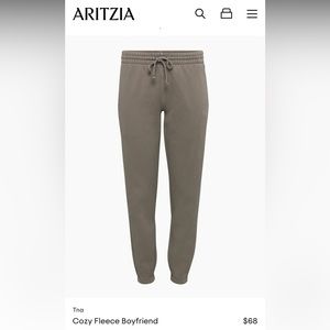 TNA Cozy Fleece Boyfriend Sweatpant sz Small